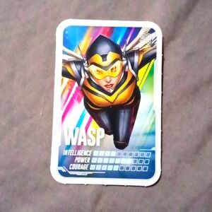 Marvel card WASP #58